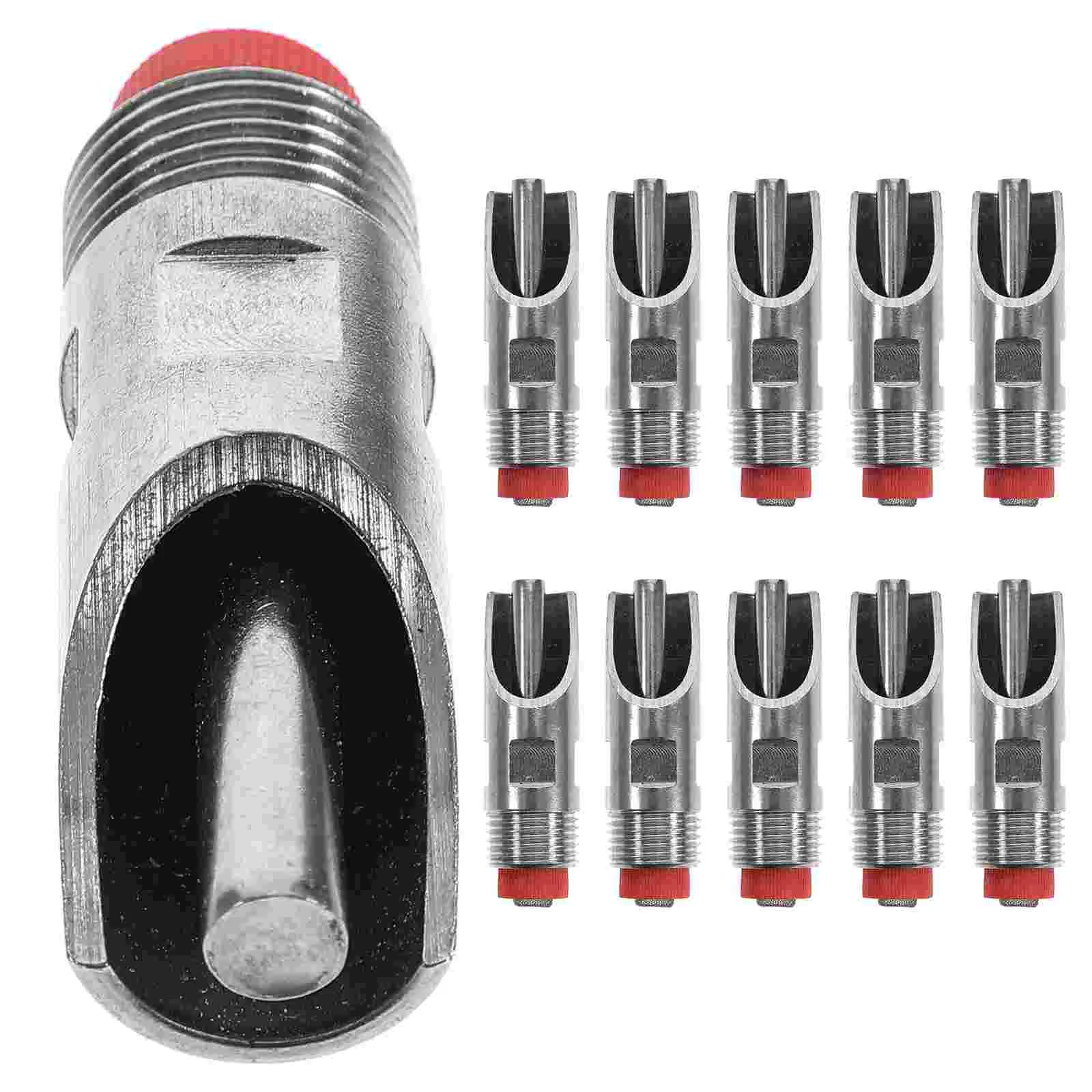 

10 Pcs Waterer Trough Drinking Tools Feeding Supplies Automatic 7.2X2cm Stainless Steel 304 Feeder