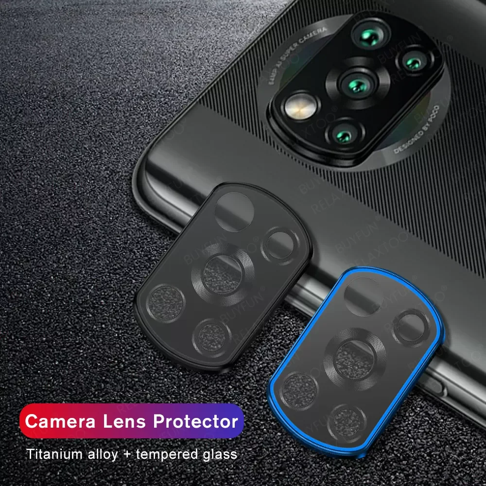

New Titanium Alloy Tempered Protection Glass For Xiaomi Poco X3 Pro Anti-drop Camera Lens Protective Film Pocco X3 NFC X 3 X3