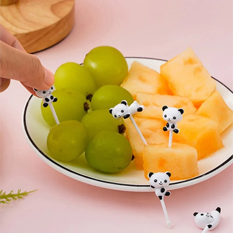 

8 шт./набор, пластиковые вилки для фруктов