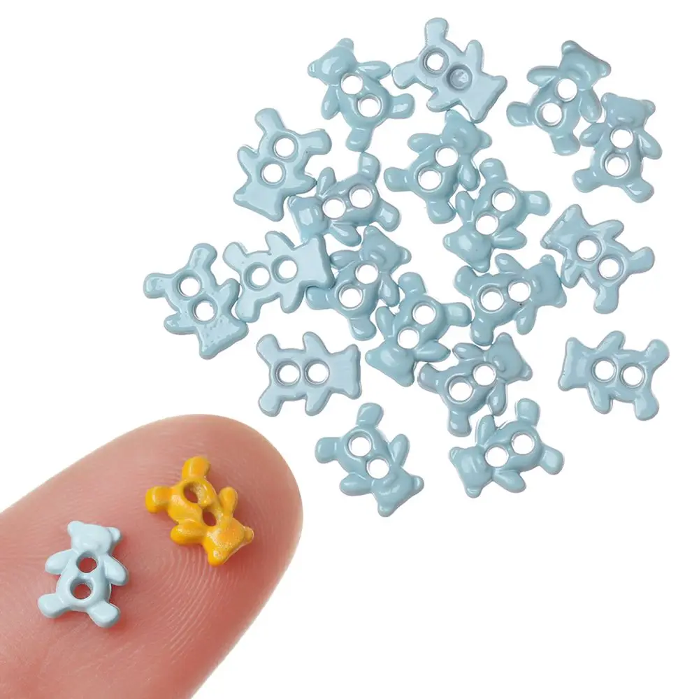 20/40 шт. аксессуары миниатюрные металлические пряжки для кукольного домика пряжка