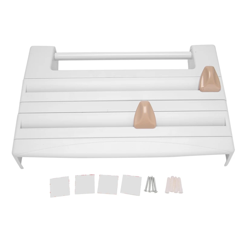 

Многофункциональный кухонный Органайзер стойка для бутылок соуса 4 в 1 держатель для резки пищевой пленки стойка для хранения Органайзер