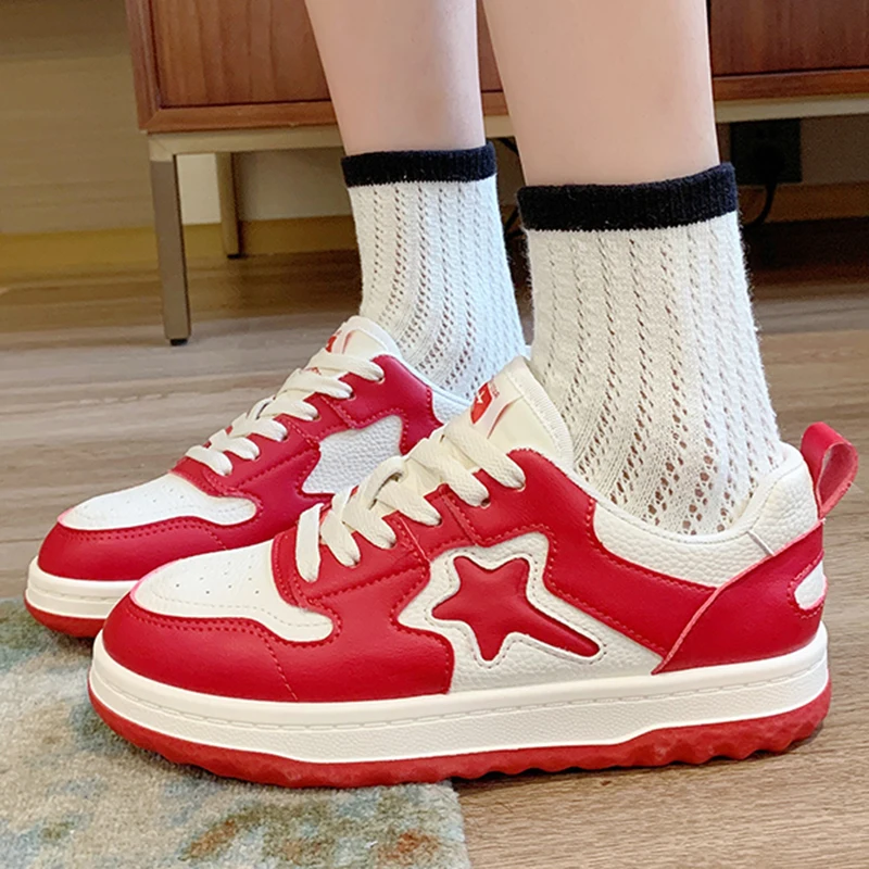 

Женские повседневные кроссовки, уличная спортивная обувь индивидуального дизайна со звездами, удобные кроссовки для скейтборда, скейтборда, кроссовки на плоской подошве для пар