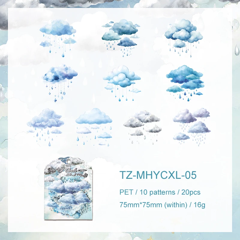 

Набор наклеек Dreamy Clouds