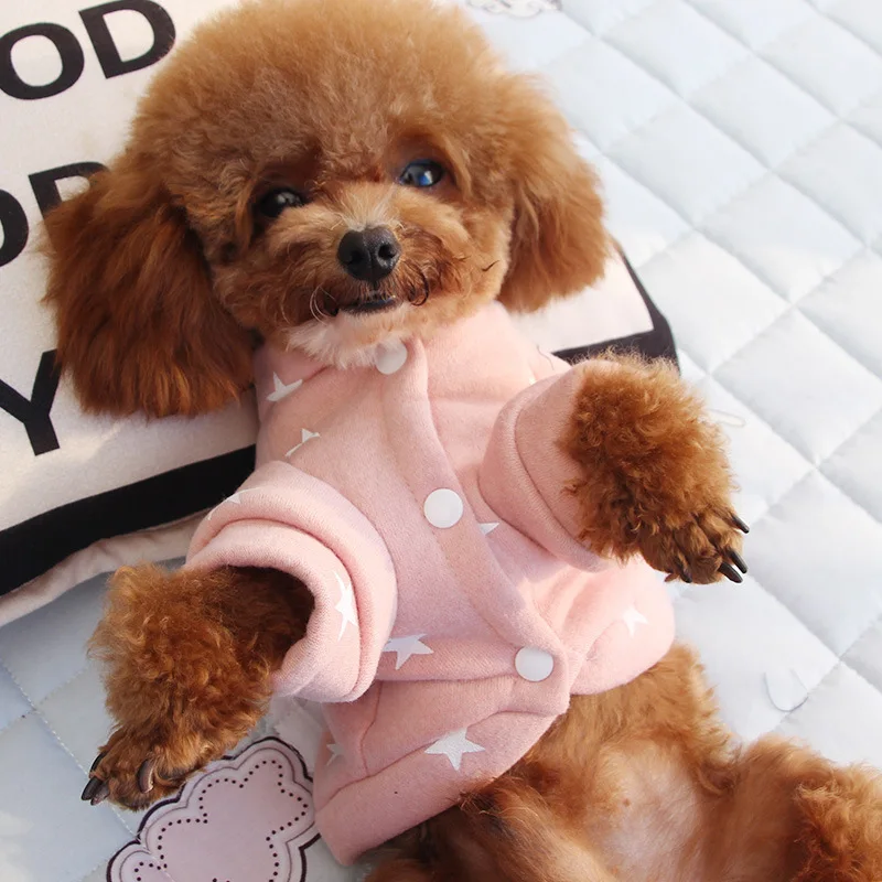 

Свитшот для домашних животных, свитер, куртка для маленьких собак, кошек, зимнее пальто с круглым вырезом, одежда для щенков, флисовая одежда...