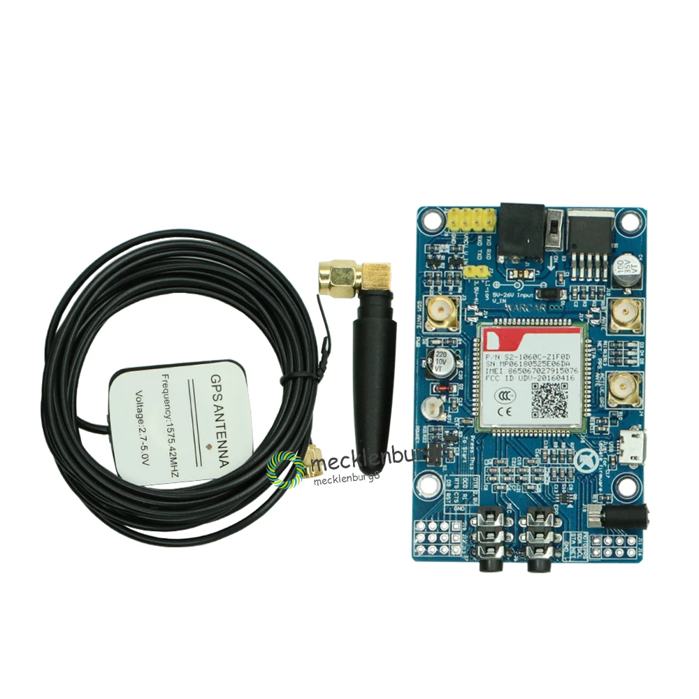 

Новый модуль SIM808 GSM GPRS GPS макетная плата SMA с GPS антенной для Arduino