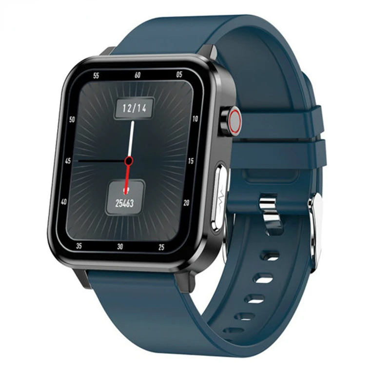 

Smart Watch Men 1.7 inch HD Screen IP68 Waterproof ECG PPG Fitness Sports Fitness Tracker Temperature Monitor Smartwatch Men