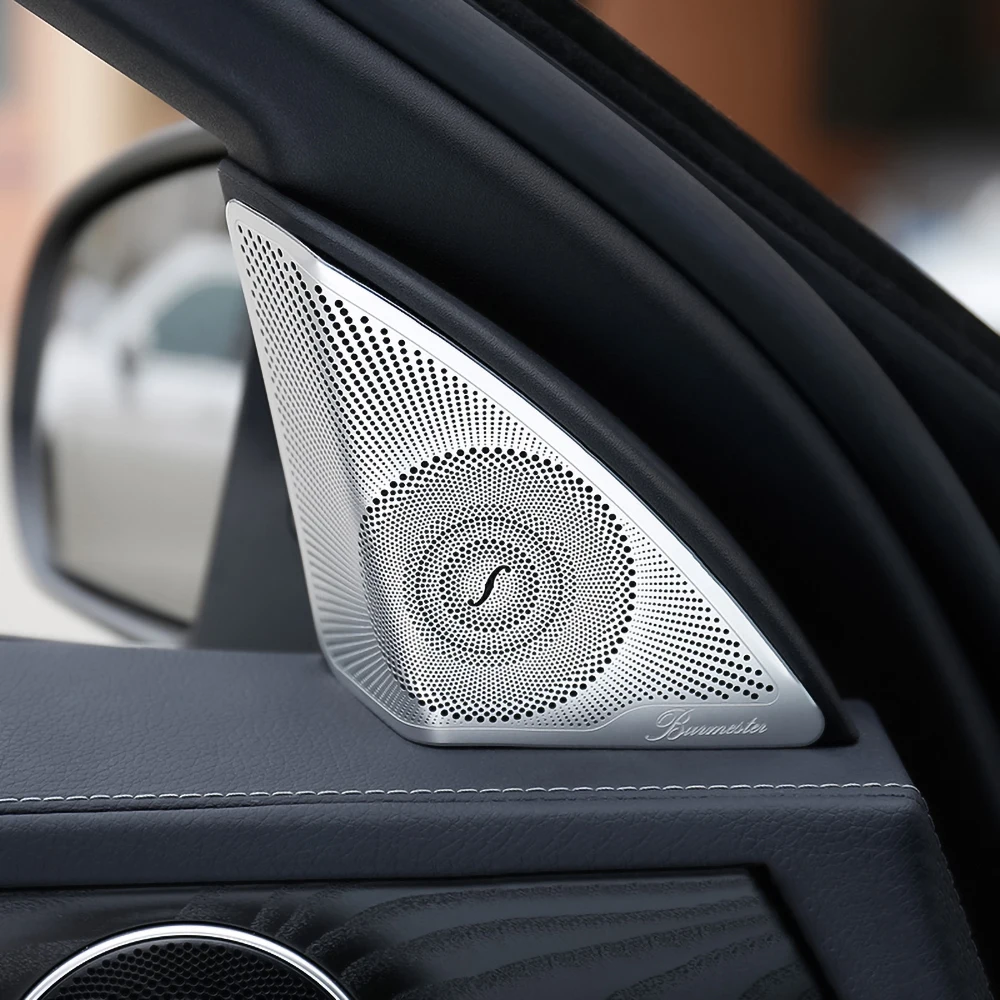 Набор Из 4 Чехлов Для Автомобильных Динамиков С Матовой Отделкой Amg Mercedes-benz W212 W213 E