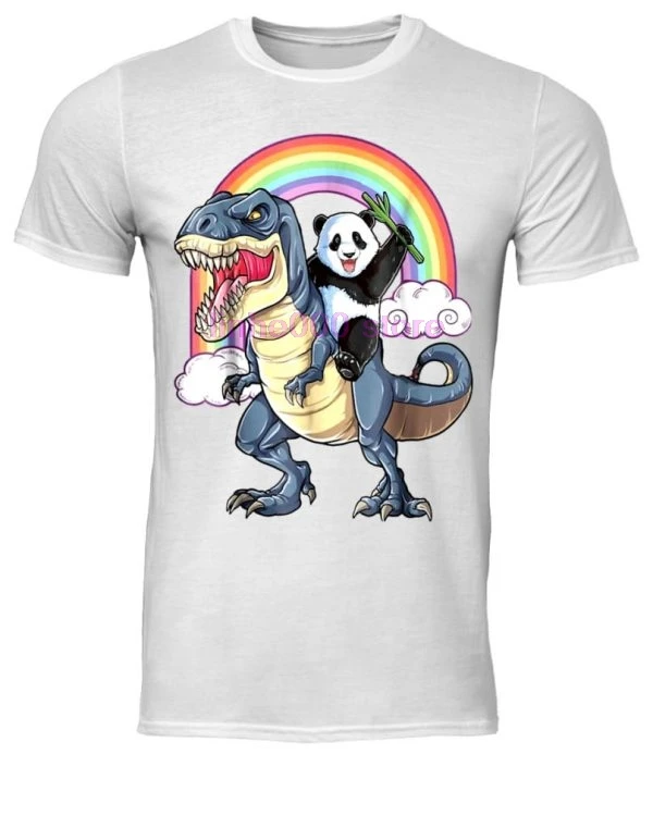 

Брендовая мужская Футболка GILDAN, футболка с изображением панды, динозавра для верховой езды