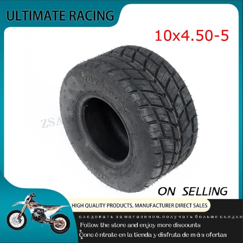 

Vacuum Tire Accessories For Drift Go Karts ATV Four Wheeled Vehicles 10x4.50-5 10x4.5-5 Vacuum Tires