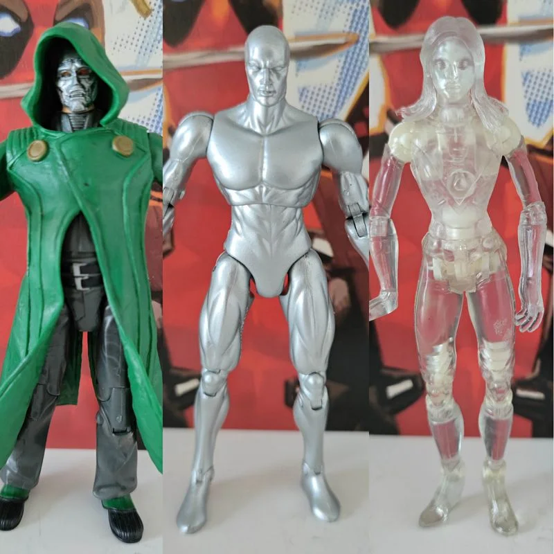 

Marvel Avengers Fantastic Toybiz Fours Silver Surfer DOCTOR DOOM Invisible Woman 5 Icnh Movable Action Figure Gifts Toys Model