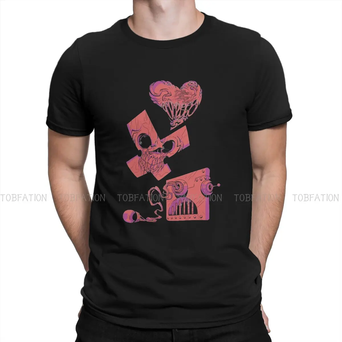 

Fly a Kite Men TShirt Love Death Robots TV Crewneck Tops 100% Cotton T Shirt Humor Top Quality Gift Idea