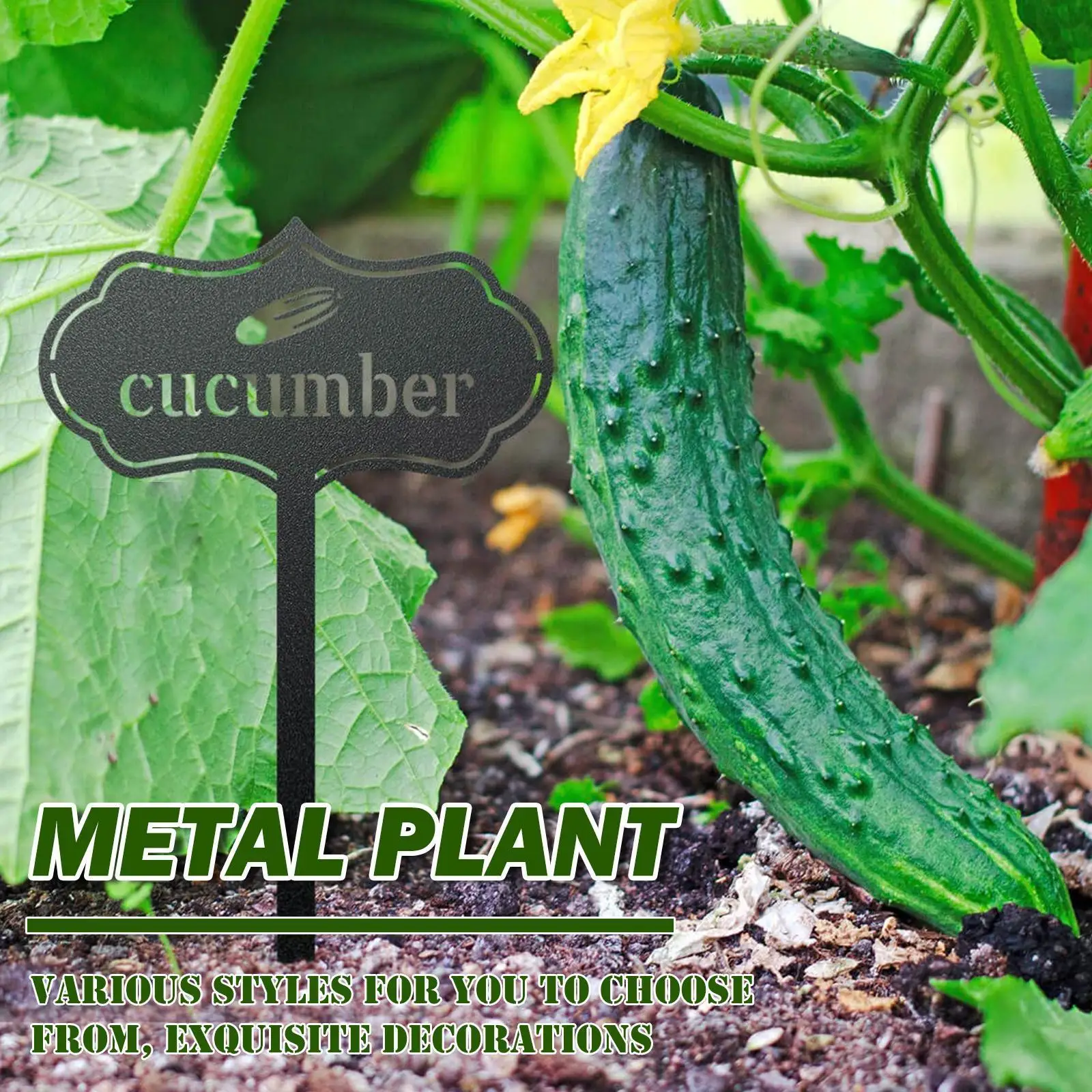 

Garden Plant Labels Metal Plant Tags Nursery Markers Seedling Flower Garden Diy Tray Mark Decoration Pots Labels Tools W7d5