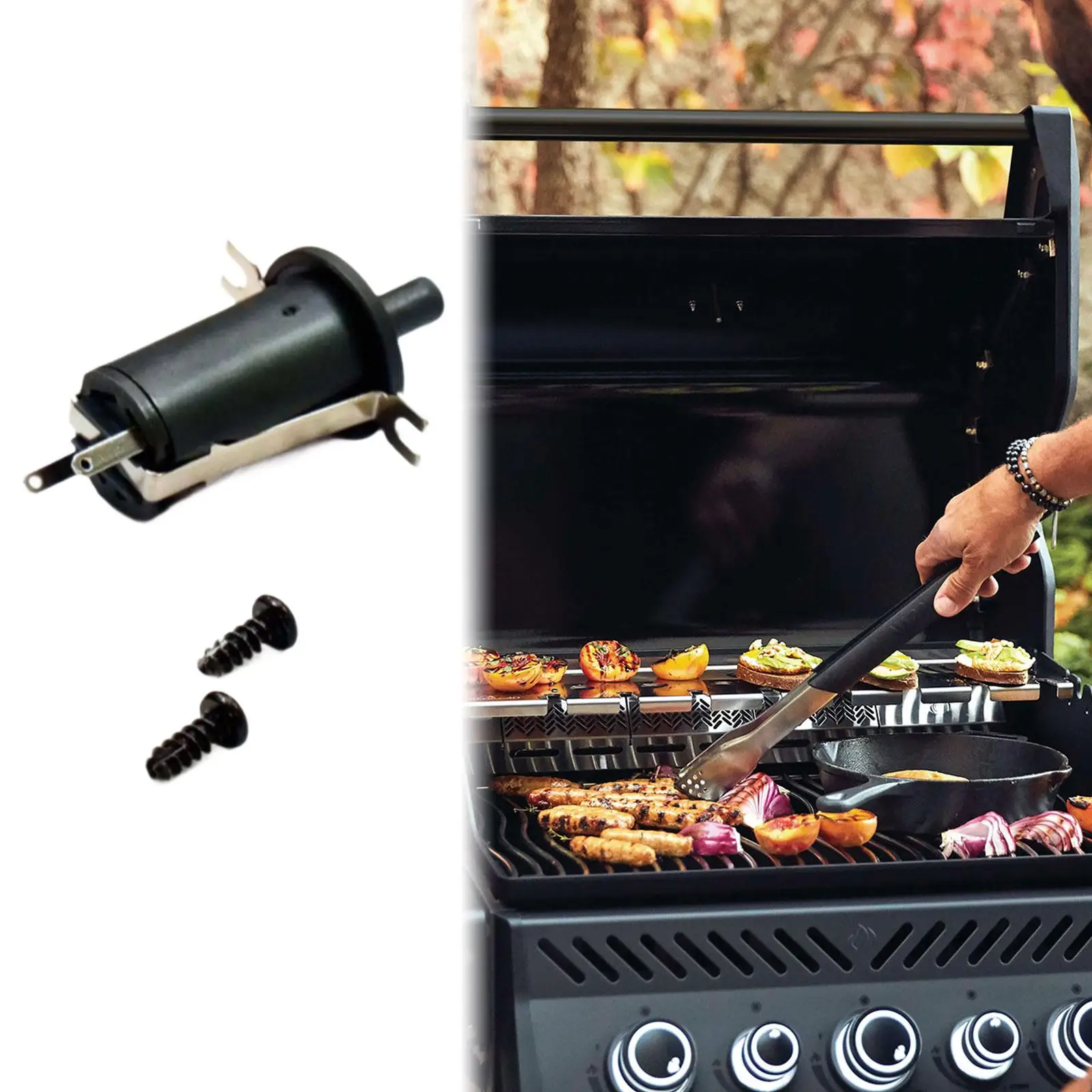 Дверной переключатель с крышкой и бункером цифровые аксессуары для барбекю