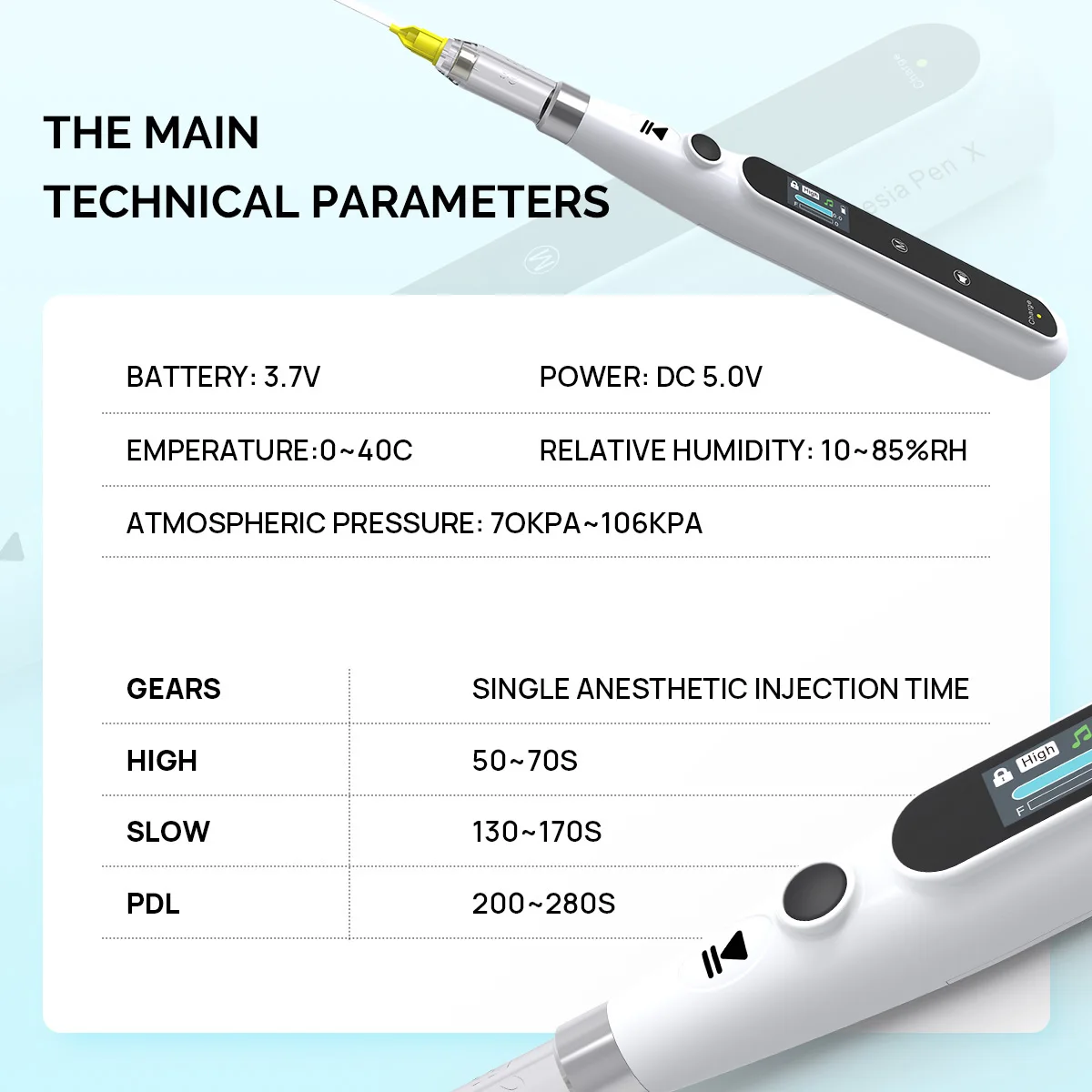 AZDENT Стоматологический безболезненный инжектор для оральной анестезии локальное