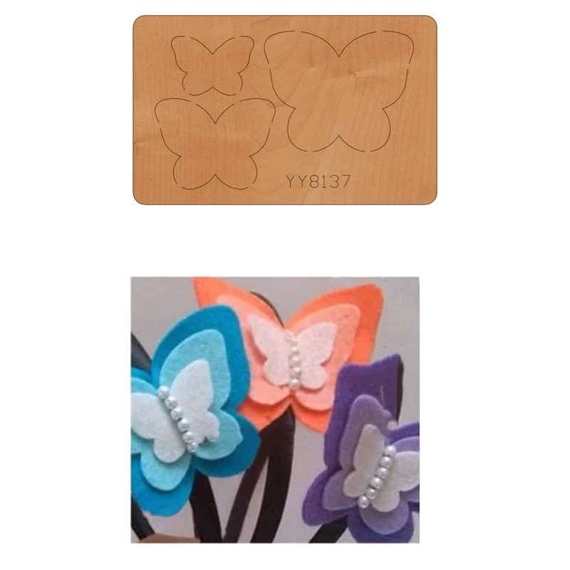 Нож-бабочка die YY8137 подходит для всех режущих машин на рынке высечек