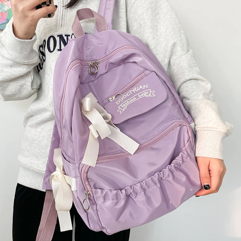 

Fashion Backpack Canvas Women Backpack Anti-theft Shoulder Bags New School Bag for Teenager Girls School Backapck Female