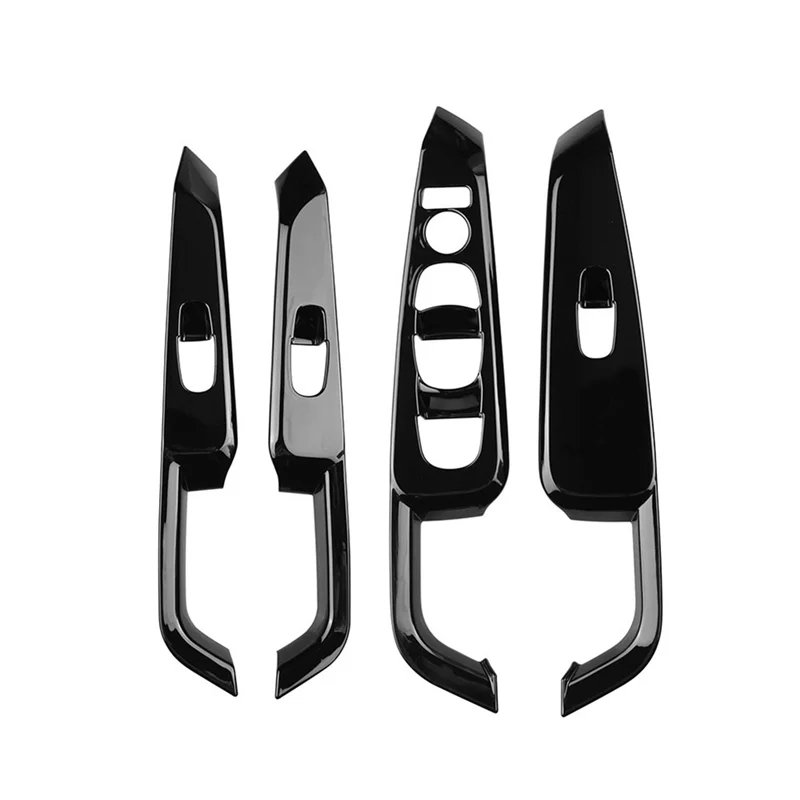 Автомобильное яркое черное оконное стекло с левым рулем кнопка подъема крышка