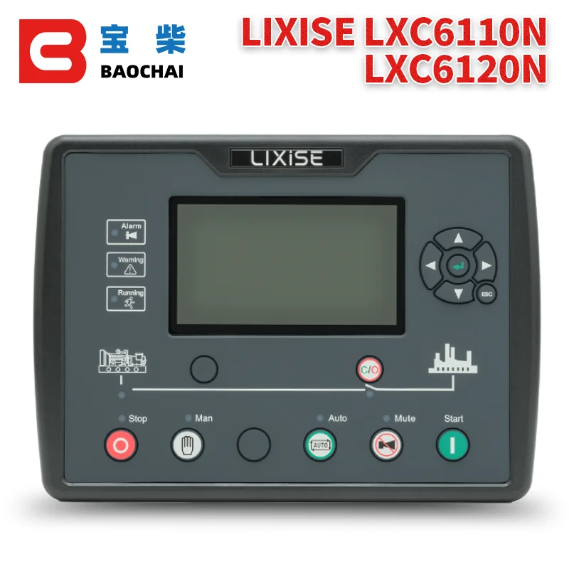 LIXISE LXC6110N AMF контроллер дизельного генератора ЖК-дисплей автоматического запуска