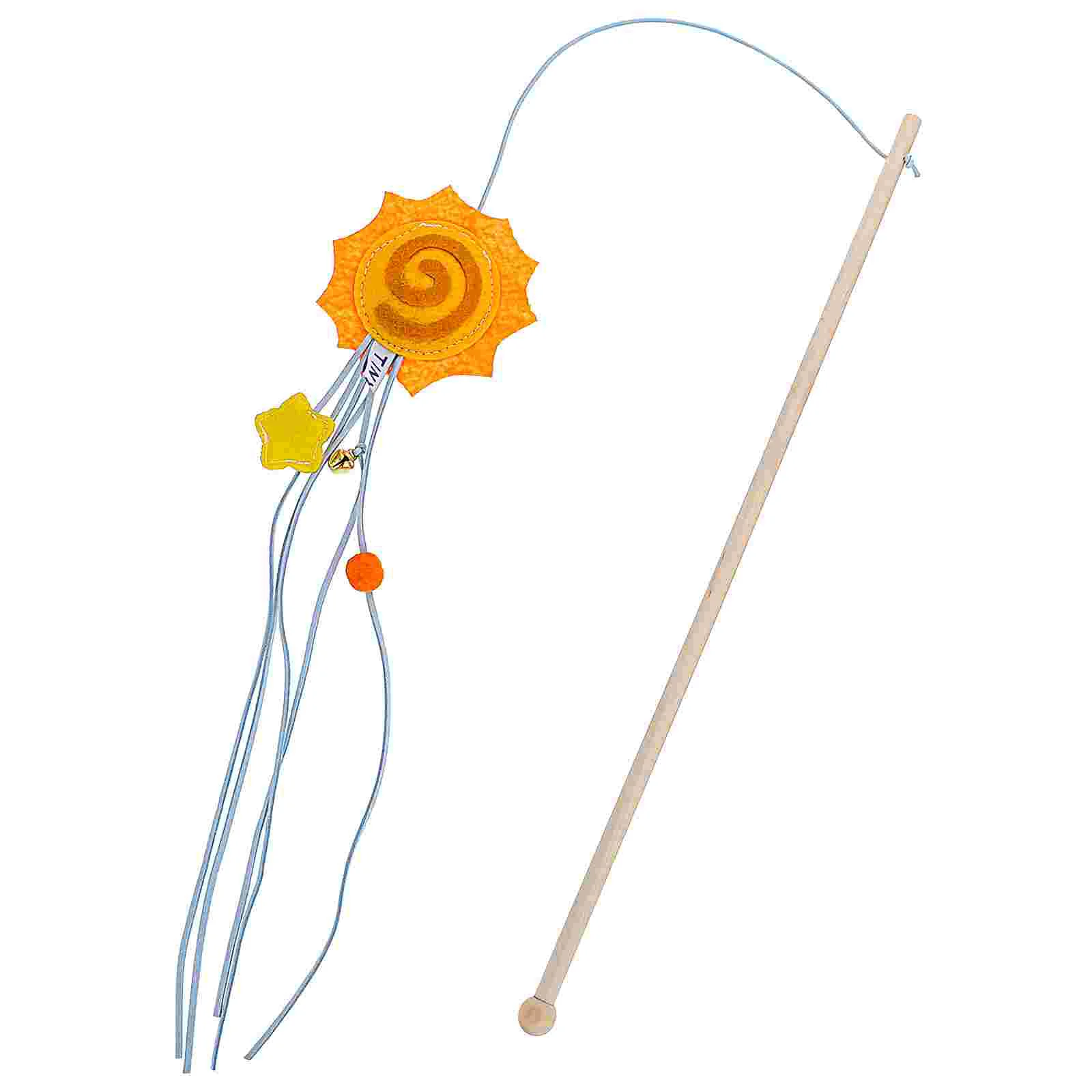 

Cat Teasing Plaything Kitten Wand Teaser Cat Catnip Plaything Cat Interactive