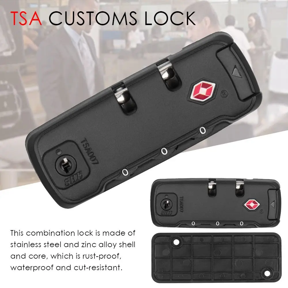 Portable Protection Security Anti-theft Luggage TSA21101 TSA Customs Lock Safely Code Lock 2 Digit Combination Lock