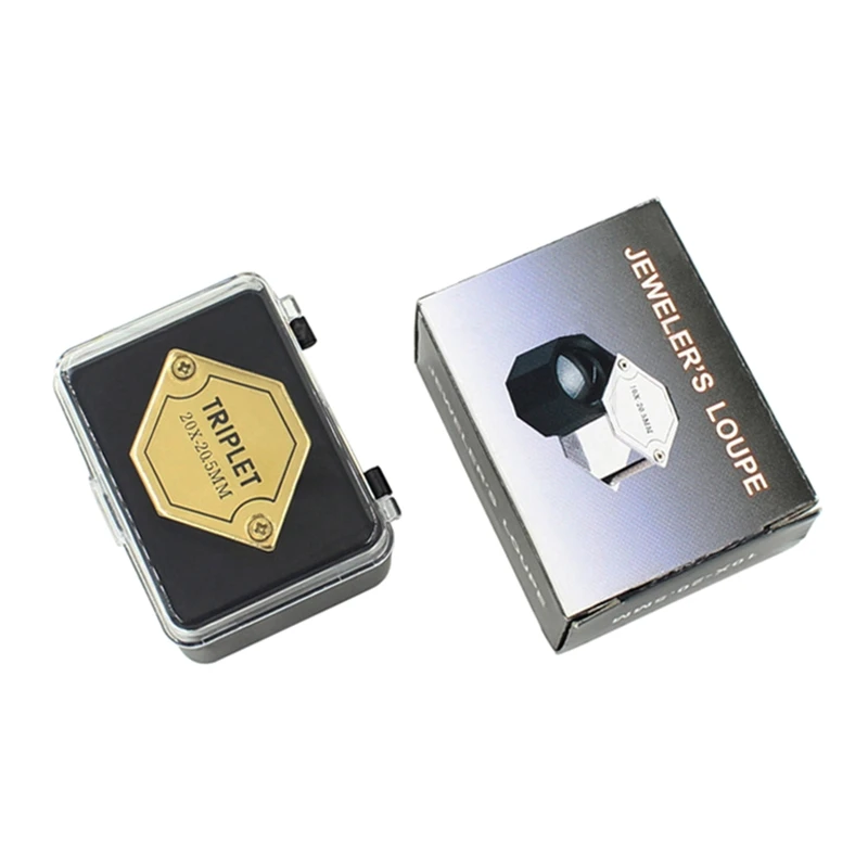 

20X Pocket Jewelry Eye Loupe Glass Lens Magnifier Portbale for Jewelry Coins
