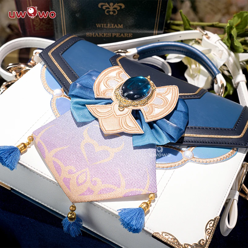 Последняя партия UWOWO Genshin Impact Fanart Nilou Повседневное платье сумка с ремешком только