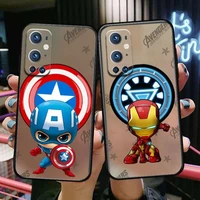 iron man captain america for oneplus nord n100 n10 5g 9 8 pro 7 7pro case phone cover for oneplus 7 pro 17t 6t 5t 3t case