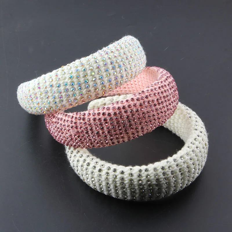 

Обруч для волос с широкими краями Женский, модный аксессуар на голову с шерстяной вставкой, дорожный подарок, 900