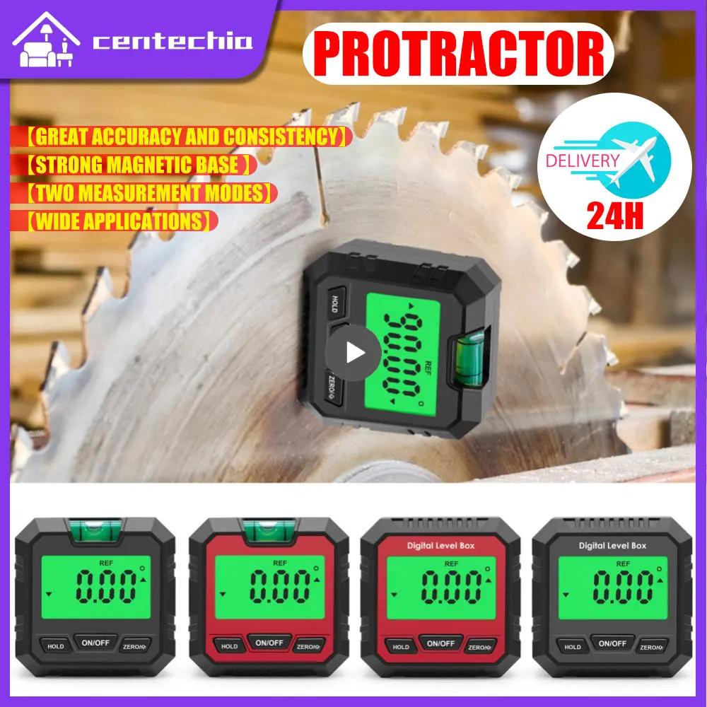 

Precision Digital Inclinometer Mini 360 Degree Magnetic Spirit Level Angle Finder Gauge Level Protractor Meter Tilt Measure Tool