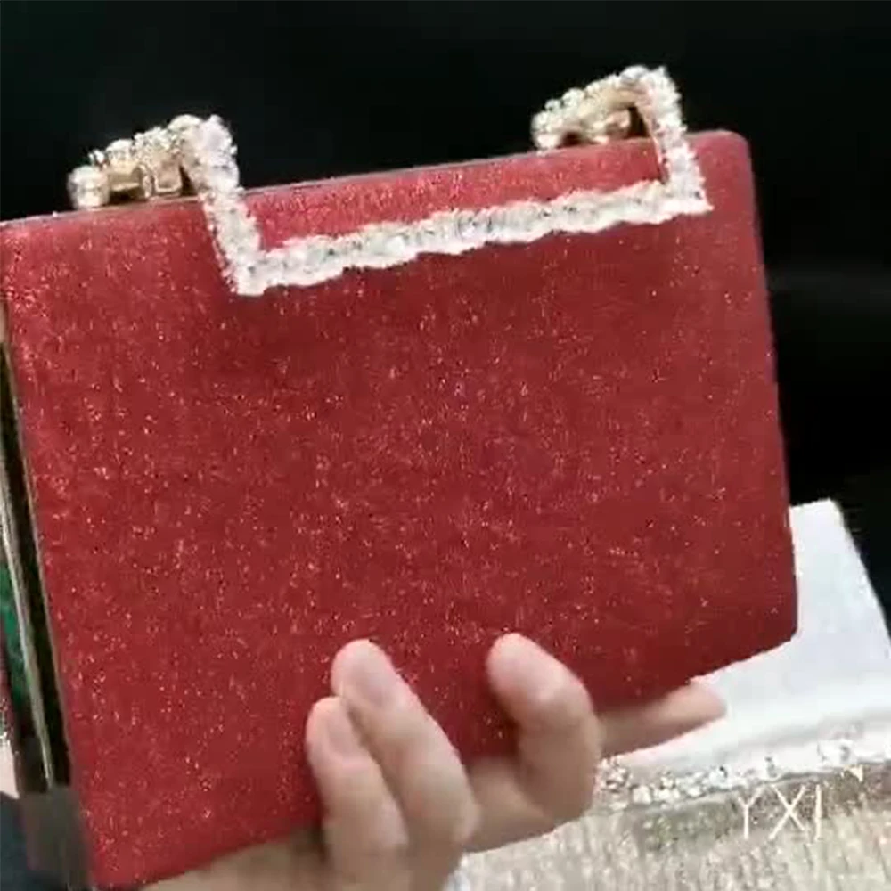 

Glitter Evening Party Bag Fashion Banquet Handheld Bags Versatile Dress Evening Dress Bag Female wedding Bags