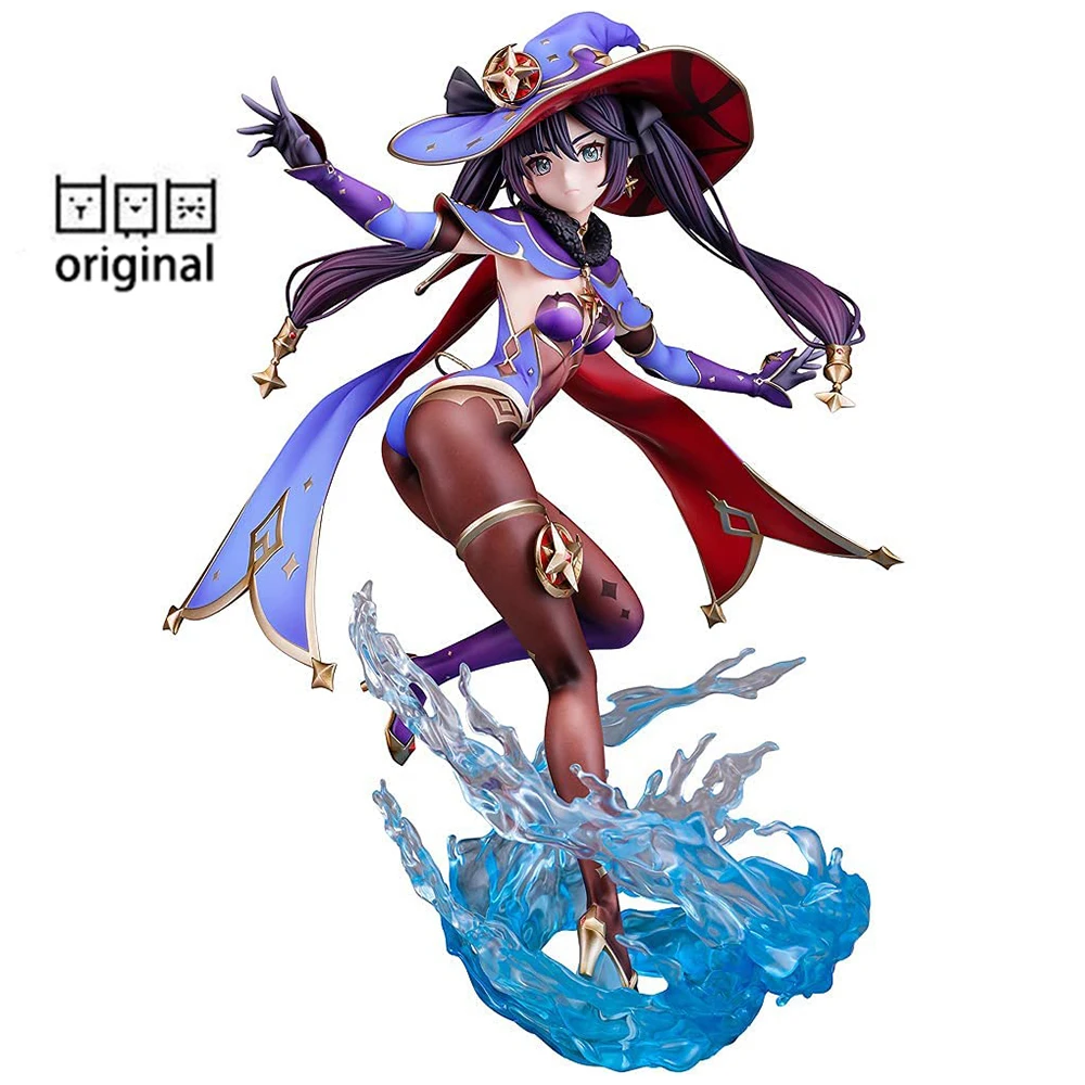 

In Stock miHoYo Genshin Impact Mona Megistus Astral Reflection 1/7 Original Action Figure Model Toys Collectible Ornament 25Cm