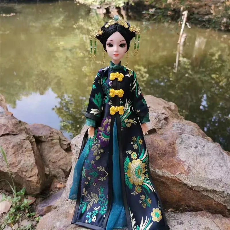 30 см китайский древний костюм кукольный комплект с одеждой аксессуары Wei Yingluo