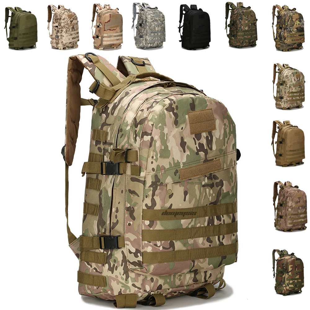 

Тактический военный камуфляжный рюкзак на открытом воздухе мужской армейский рюкзак спортивные кемпинговые походы альпинистские сумки ...