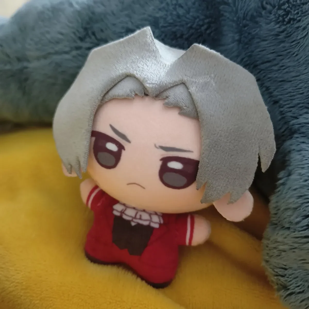 Фото Ace Attorney Phoenix Wright Miles Edgeworth Apollo Justice Косплей Аниме фигурка Брелок материал сумка Подвеска Аксессуары №2