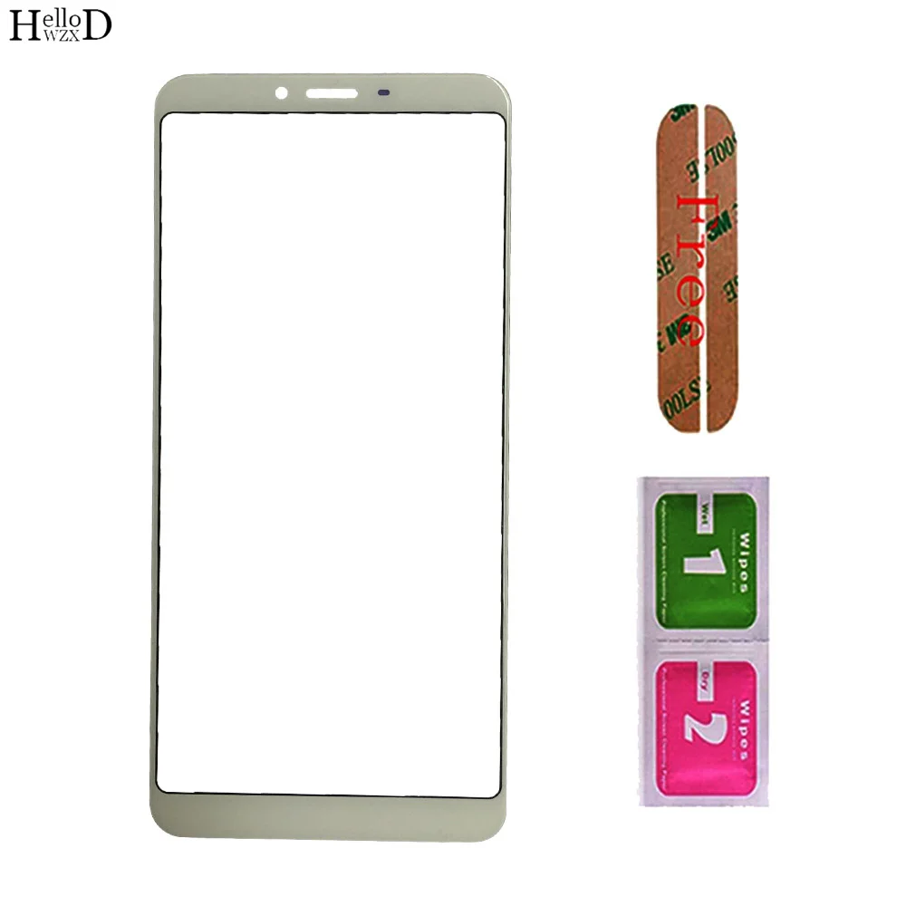 

Переднее стекло для мобильного телефона MeiLan E3, переднее внешнее стекло (без дигитайзера сенсорного экрана), внешнее ЖК-стекло OCA Glue