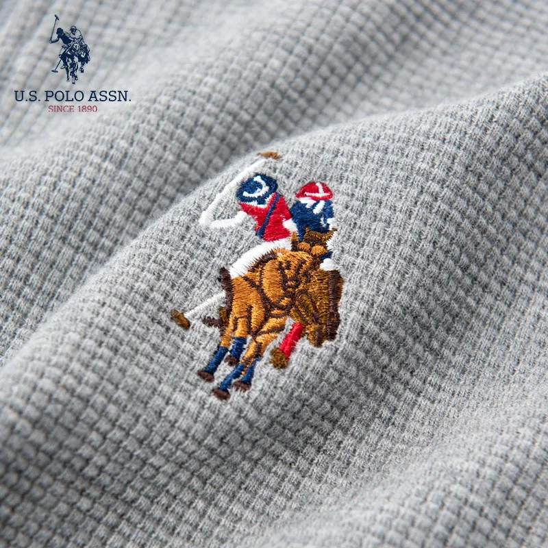 Новинка мужская и женская вафельная куртка us Polo Assn Классический Повседневный