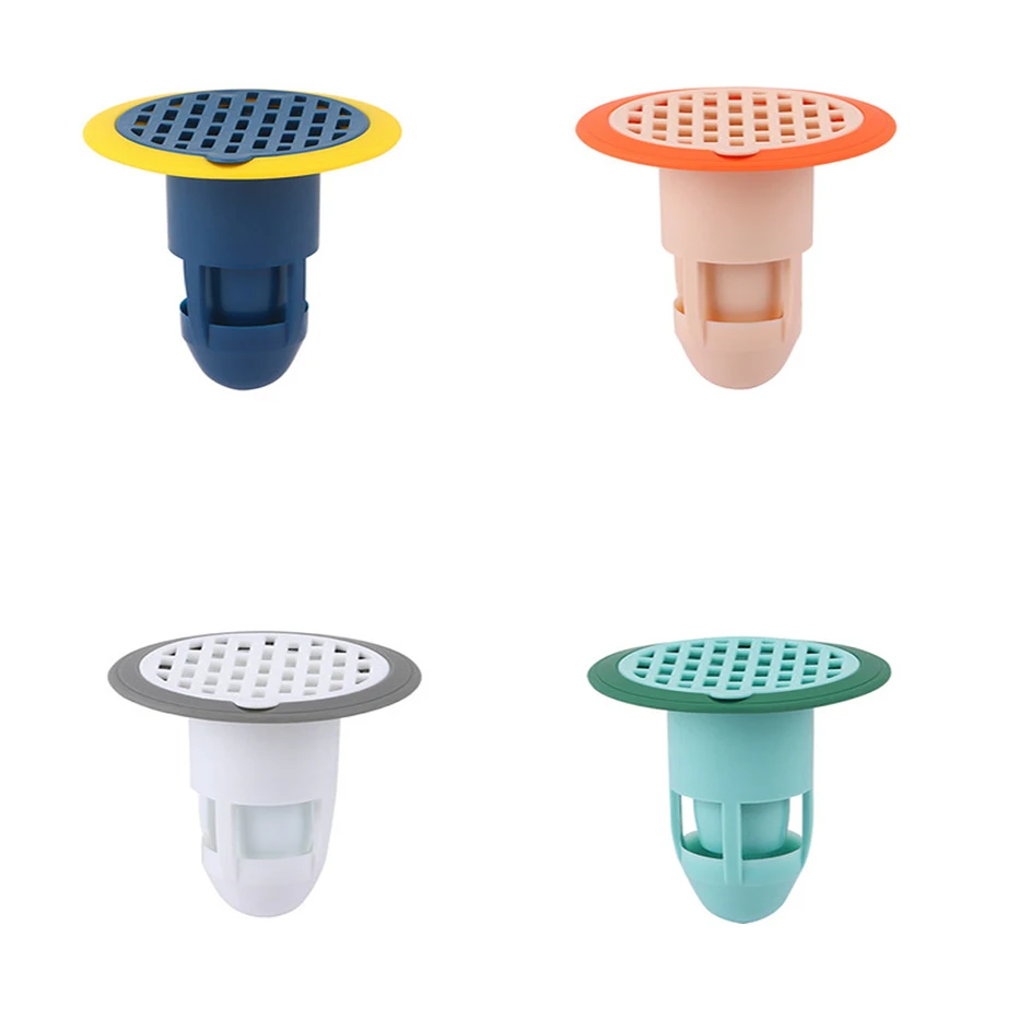 

Bath Shower Floor Strainer Deodm Hair Catcher Kichen Anti-Odor Plug Toolsorant Drain Core Backflow Preventer Bathroo
