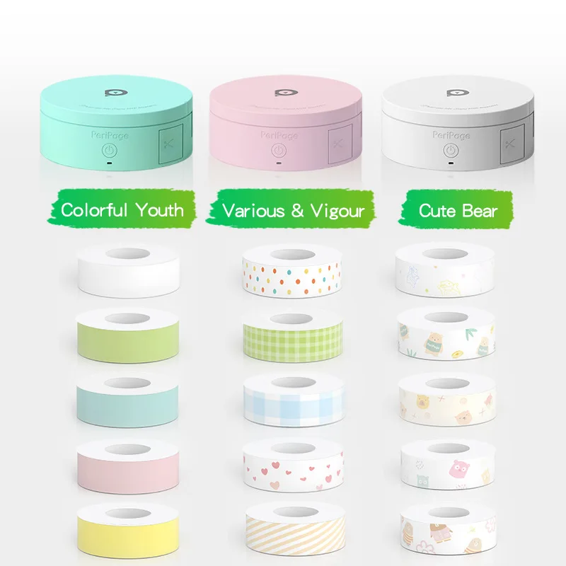 

4.2m/Roll Mini Label Machine Applicable To Color Label Paper Sticker 3 Proofing Thermal Printer