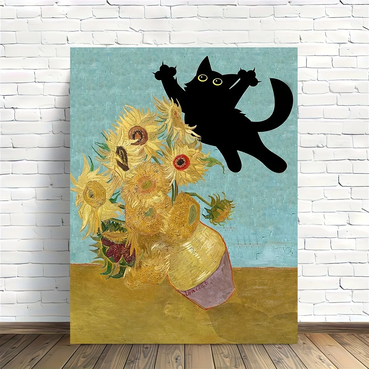 

Художественный постер "Очаровательные кошки, подсолнухи" XXIHLIVE