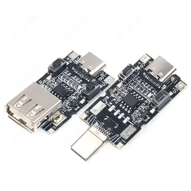 100 Вт 5 А USB Type-C QC приманка ТРИГГЕРНАЯ плата в 9 12 В 15 20 выход PD 2 0 3 триггерный адаптер