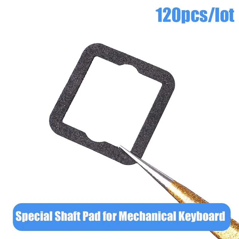 

120pcs/pack Mechanical Keyboard Switch Pad Single Switch Film Foam Material Positioning Plate Foot Pad Anti-static