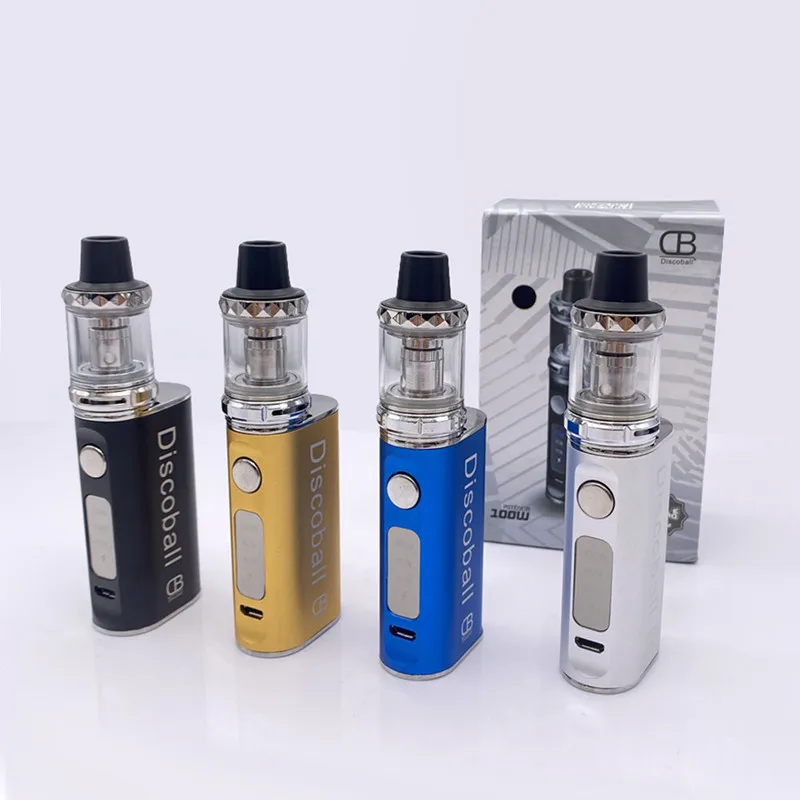 

Vape Box Mod 100W Kit Starter Kit Huge Smoke 3.0ml Tank 2000mAh Batteries Vape Kit E-Cigarette Vaporizer Vape Pen Billet Mods