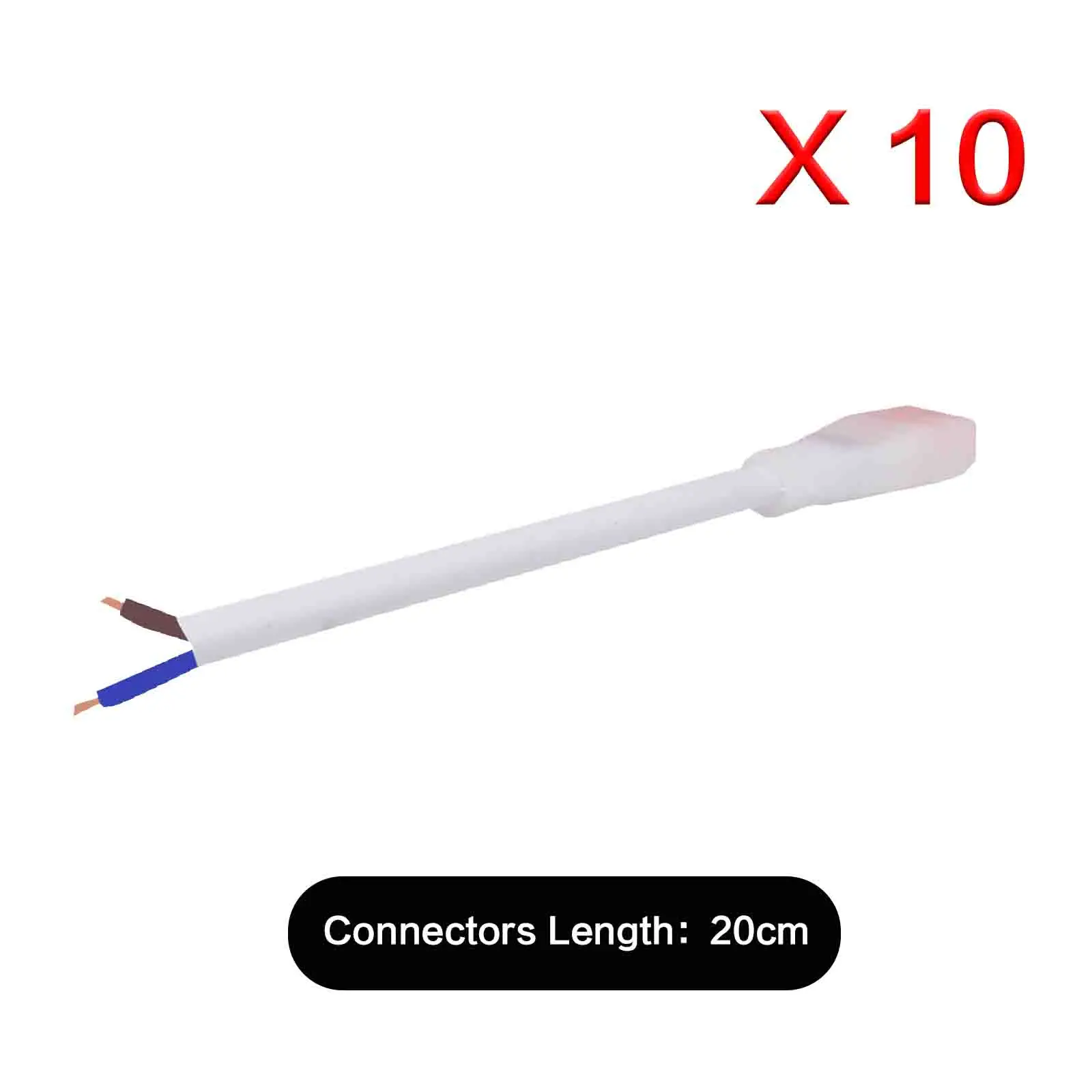 

2-контактный разъем для светодиодной ленты 10 мм 220 В 20 см