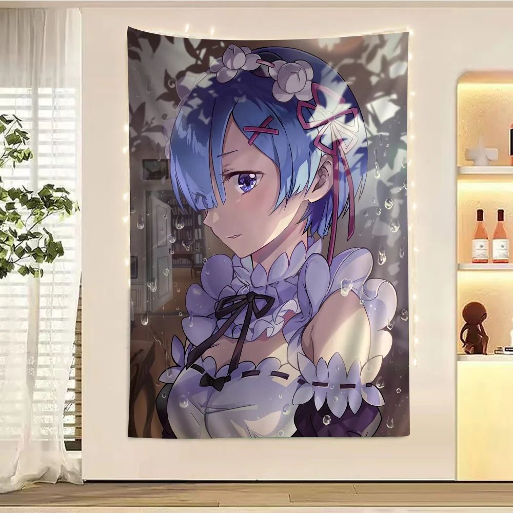 Rem R-ReZ-zero гобелен с героями мультфильмов искусство научной фантастики домашний