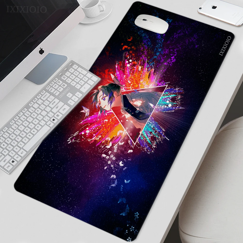 

Anime Demon Slayer Kimetsu No Yaiba Mouse Pad Gaming XL New Computer Mousepad XXL keyboard pad Office Natural Rubber Non-Slip
