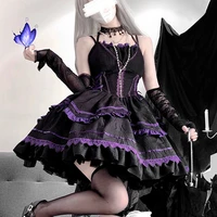dark gothic doll elegant lolita dressvestidos