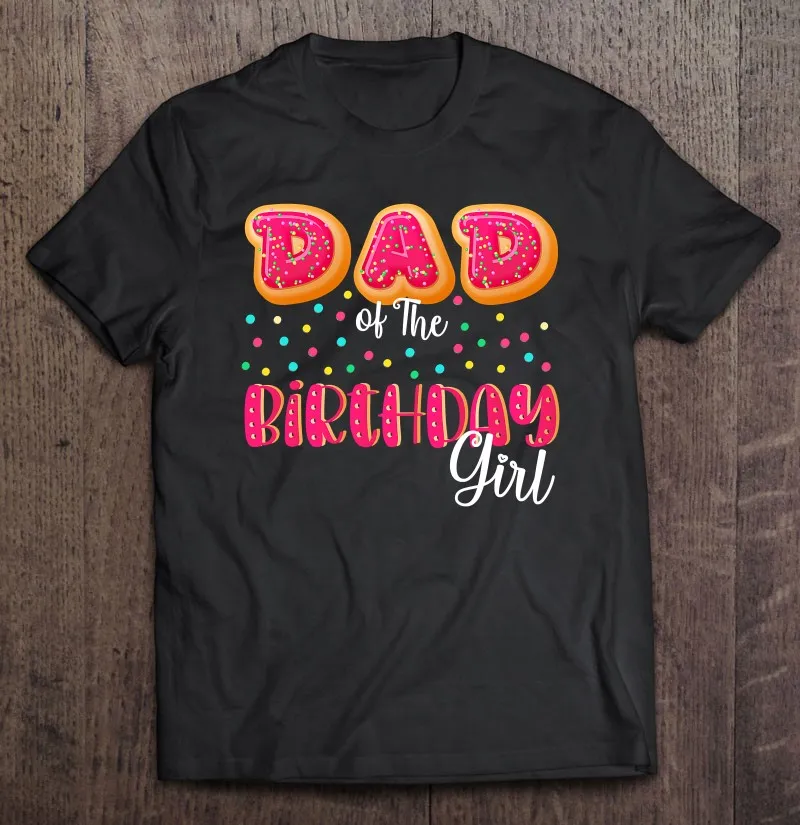 

Мужская футболка с принтом "папа", "девушка на день рождения", "пончик", Семейный комплект, мужские футболки, мужская футболка, футболка, Мужск...