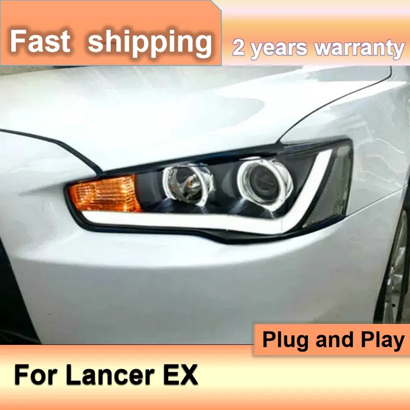 

Car Accessories for Mitsubishi Lancer Headlamp 2009-2016 Lancer EX Headlight DRL Turn Signal High Beam Projector Lens