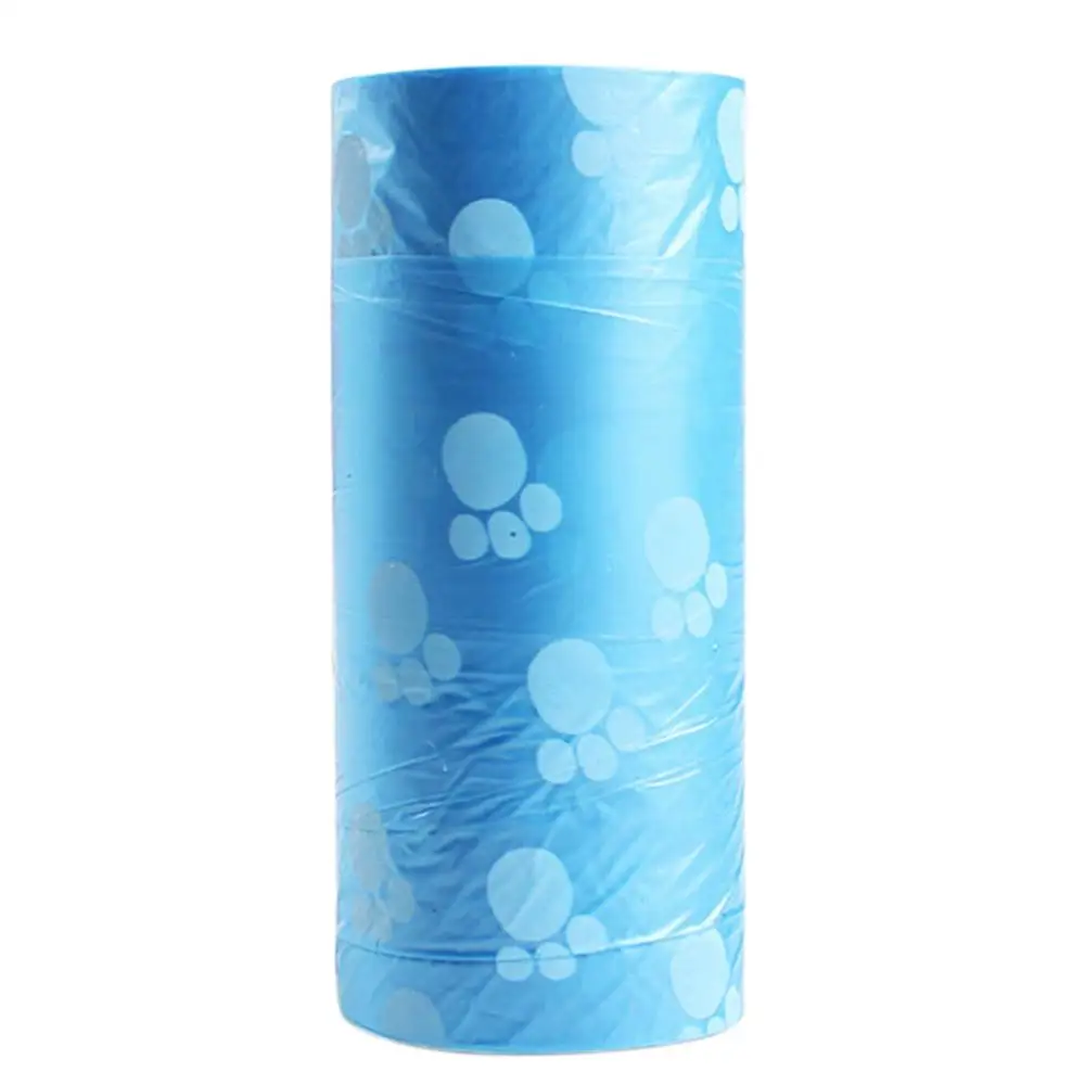 1PC/ Roll Pet Supplies Dog Waste Poop Bag With Printing Doggy Pick Up Pooper Bags Random Color | Дом и сад