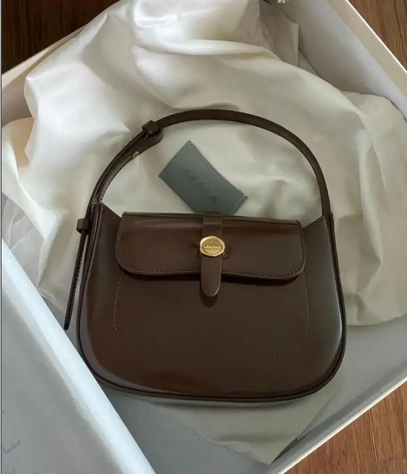 Винтажная сумка подмышки корейская нишевая брендовая автомобильная Jingyuan LEME